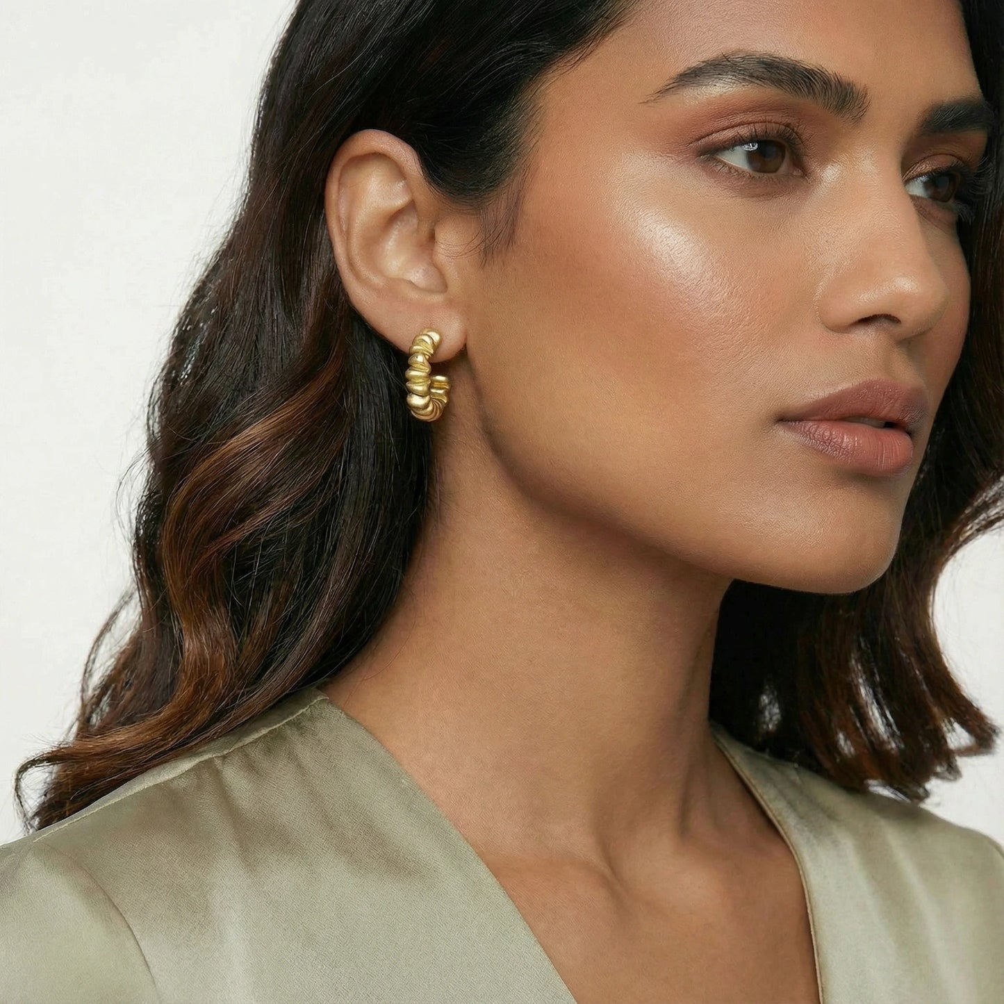 Chunky Twist Hoops