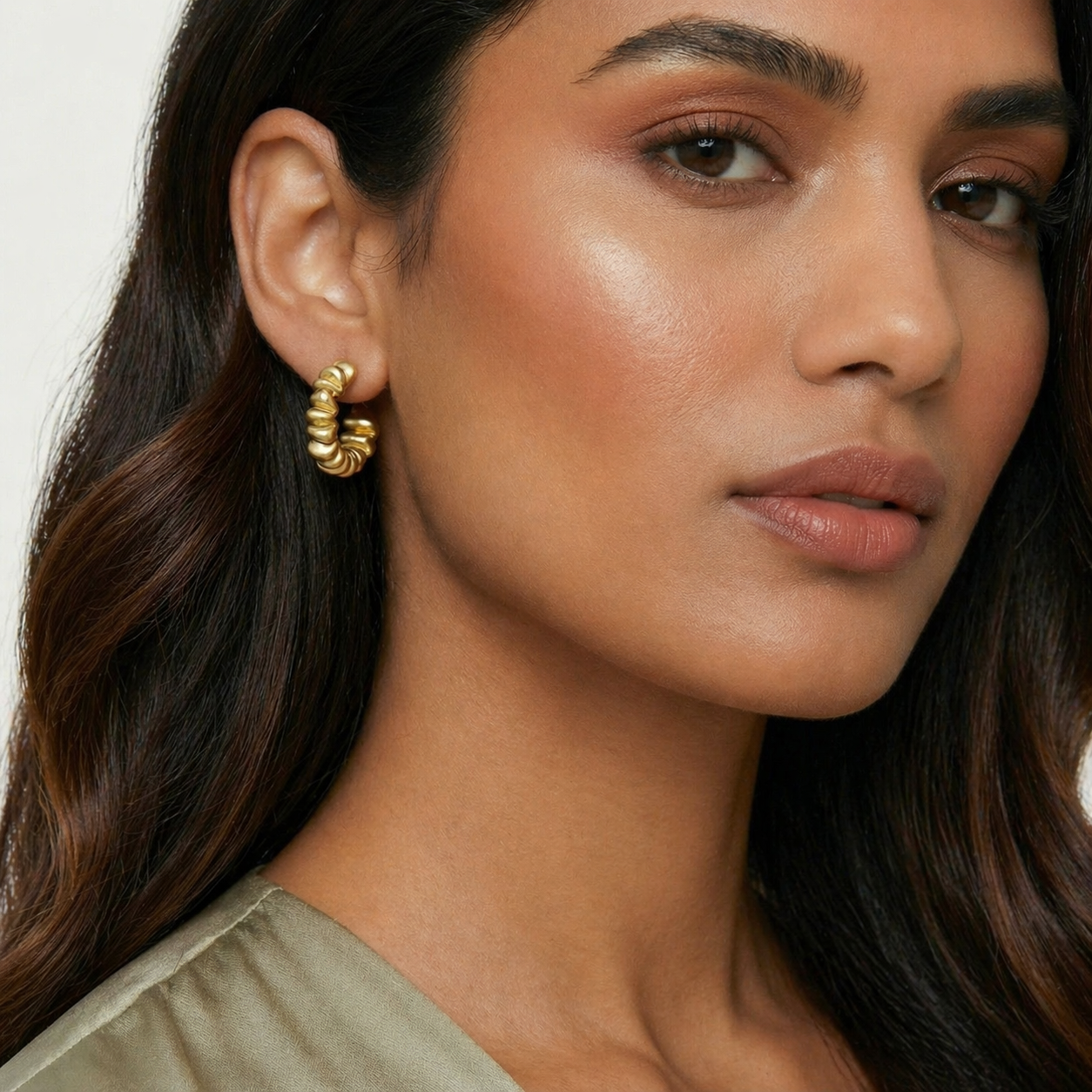 Chunky Twist Hoops