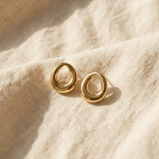 Chunky Teardrop Studs