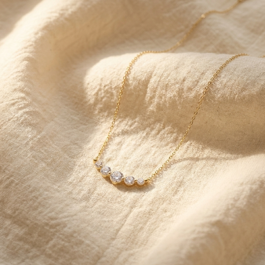 Graduated Crystal Necklace